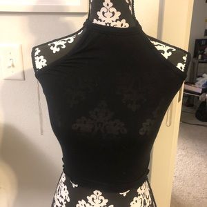 Black Crop Top